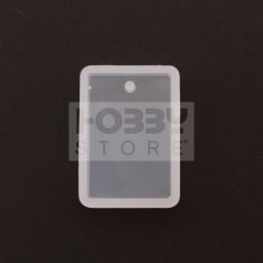   Professzionális szilikon öntőforma- átlátszó- téglalap alakú 2,3 x 3,3 x 0,8 cm (5 db/csomag)