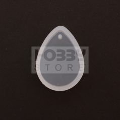   Professzionális szilikon öntőforma-átlátszó-csepp alakú- 2,3 x 3 x 0,8 cm (5 db/csomag)
