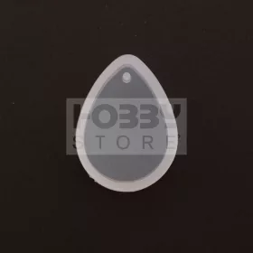   Professzionális szilikon öntőforma-átlátszó-csepp alakú- 2,3 x 3 x 0,8 cm (5 db/csomag)