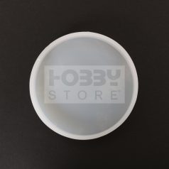   Professzionális szilikon öntőforma-átlátszó-kör 7 x 1,2 cm (5 db/csomag)