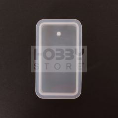   Professzionális szilikon öntőforma-átlátszó-téglalap-(4,8 x 8 x 1,2 cm 5 db/csomag)