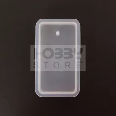   Professzionális szilikon öntőforma-átlátszó-téglalap-(4,8 x 8 x 1,2 cm 5 db/csomag)
