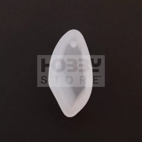 Professzionális szilikon öntőforma-átlátszó-gyémánt-2 x 4 x 1,1 cm (5 db/csomag)