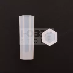   Professzionális szilikon öntőforma-átlátszó-hatszög alapú függő-1,8 x 4,9 cm (5 db/csomag)
