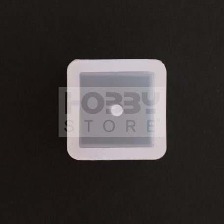 Professzionális szilikon öntőforma-átlátszó-kocka 2,2 x 2,2 x 1,9 cm (5 db/csomag)