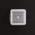 Professzionális szilikon öntőforma-átlátszó-kocka 2,2 x 2,2 x 1,9 cm (5 db/csomag)