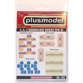   Plus Model U.S. Faltkartons – 1:35 dioráma kellék (382) makett