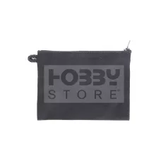   Papírzsebkendő tartó felül cipzáras 15 x 11 cm, fekete 38301