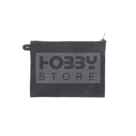 Papírzsebkendő tartó felül cipzáras 15 x 11 cm, fekete 38301