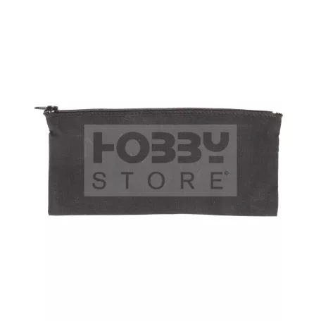 Ceruzatartó, vászon (20 x 9 cm), fekete 38302