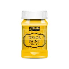 Pentart Dekorfesték lágy (chalky) napsárga 100 ml 38786