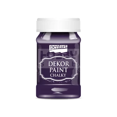 Pentart Dekorfesték lágy (chalky) püspöklila 100 ml 38791