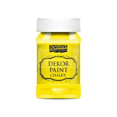   Pentart Dekorfesték lágy (chalky) citromsárga 100 ml 38792