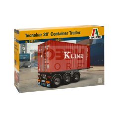   Italeri TECNOKAR 20' CONTAINER TRAILER 1:24 autó makett 3887IT