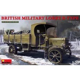   MiniArt British Military Lorry B-Type – 1:35 teherautó makett