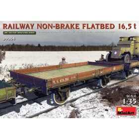   MiniArt Railway Non-brake Flatbed 16,5 t – 1:35 vasúti jármű makett