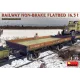 MiniArt Railway Non-brake Flatbed 16,5 t – 1:35 vasúti jármű makett