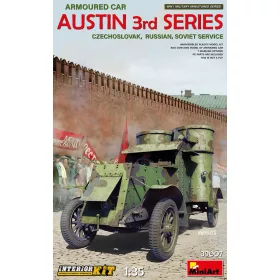   MiniArt Austin Armoured Car 3rd Series: Czechoslovak,  Russian, Soviet Service. Interior Kit – 1:35 harcjármű makett