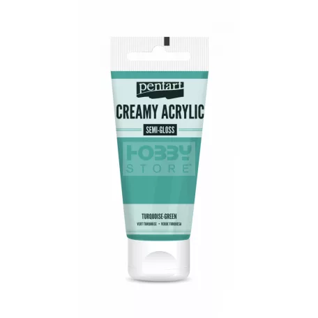 Pentart selyemfényű krémes akrilfesték-türkizzöld 200 ml 39009