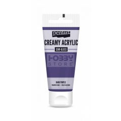   Pentart selyemfényű krémes akrilfesték-sötétlila 200 ml 39014