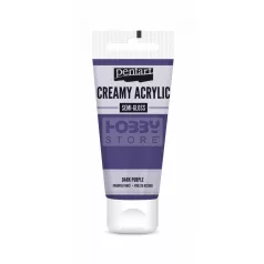   Pentart selyemfényű krémes akrilfesték-sötétlila 200 ml 39014