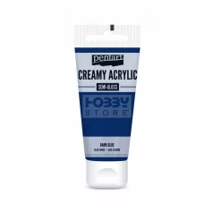   Pentart selyemfényű krémes akrilfesték-sötétkék 200 ml 39018