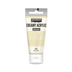   Pentart selyemfényű krémes akrilfesték-elefántcsont 200 ml 39020