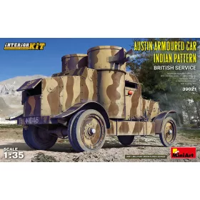   MiniArt Austin Armoured Car Indian Pattern. British Service. Interior Kit – 1:35 harcjármű makett