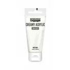 Pentart Krémes akrilfesték metál 200 ml fehérarany 39023