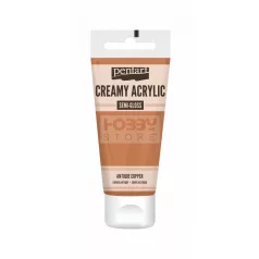 Pentart Krémes akrilfesték metál 200 ml antikréz 39025