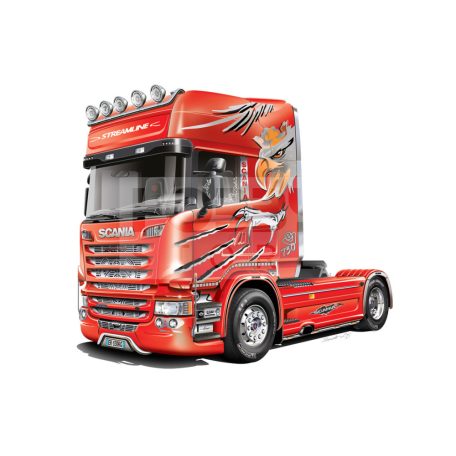 Italeri SCANIA R730 V8 STREAMLINE ''SILVER GRIFFIN'' 1:24 autó makett 3906IT