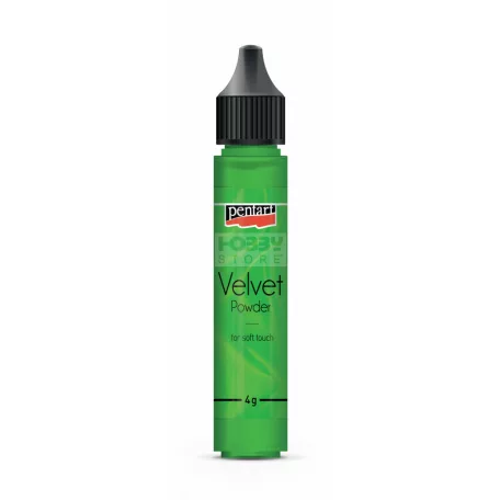 Pentart Bársonypor világoszöld 30 ml 39179