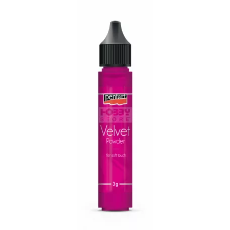 Pentart Bársonypor pink 30 ml 39180