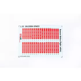   Eduard Accessories Remove Before Flight (white) SPACE - Remove Before Flight (white) – SPACE 3D cockpit-részletező készlet