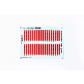   Eduard Accessories Remove Before Flight (black) SPACE - SPACE 3D cockpit-részletező készlet