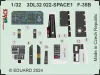 Eduard Accessories F-35B SPACE 1/32 - SPACE 3D cockpit-részletező készlet