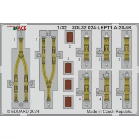   Eduard Accessories A-20J/K SPACE HKM - SPACE 3D cockpit-részletező készlet