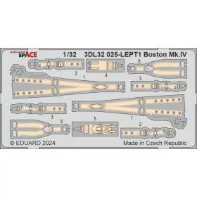   Eduard Accessories Boston Mk.IV SPACE HKM - SPACE 3D cockpit-részletező készlet