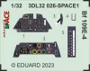 Eduard Accessories Bf 109E-4 SPACE 1/32 - SPACE 3D cockpit-részletező készlet
