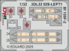 Eduard Accessories Bf 109F-2 SPACE  HOBBY 2000 / HASEGAWA - Bf 109F-2 HOBBY 2000 – SPACE 3D cockpit-részletező készlet