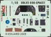Eduard Accessories Bf 109F-4 SPACE  HOBBY 2000 / HASEGAWA - Bf 109F-4 HOBBY 2000 – SPACE 3D cockpit-részletező készlet