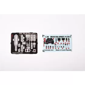   Eduard Accessories P-51K-5 SPACE 1/48 for EDUARD - SPACE 3D cockpit-részletező készlet