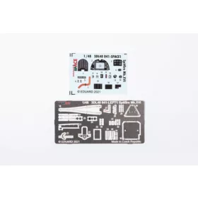   Eduard Accessories Spitfire Mk.XVI SPACE for EDUARD - SPACE 3D cockpit-részletező készlet