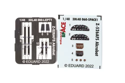 Eduard Accessories Z-526AFS Akrobat SPACE for EDUARD - SPACE 3D cockpit-részletező készlet