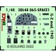 Eduard Accessories Il-2 mod. 1943 SPACE 1/48 - SPACE 3D cockpit-részletező készlet