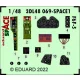 Eduard Accessories F6F-5 SPACE 1/48 - SPACE 3D cockpit-részletező készlet