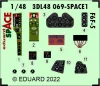 Eduard Accessories F6F-5 SPACE 1/48 - SPACE 3D cockpit-részletező készlet