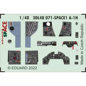   Eduard Accessories A-1H SPACE 1/48 - SPACE 3D cockpit-részletező készlet