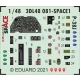 Eduard Accessories P-38J SPACE - SPACE 3D cockpit-részletező készlet