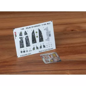   Eduard Accessories F-16A MLU SPACE 1/48 KINETIC - SPACE 3D cockpit-részletező készlet